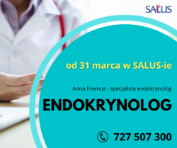 Endokrynolog w SALUS-ie od 31 marca