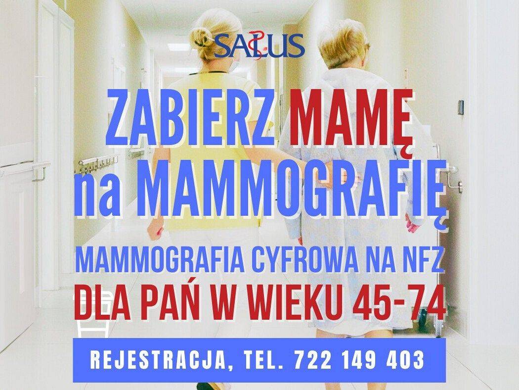 Mammografia teraz dla pań w wieku 45 - 74 lata